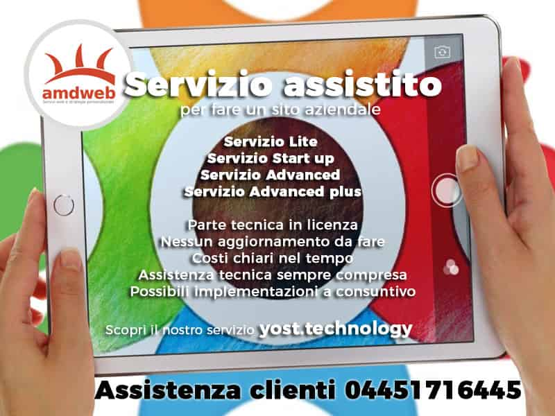 Servizio assistito per fare siti internet