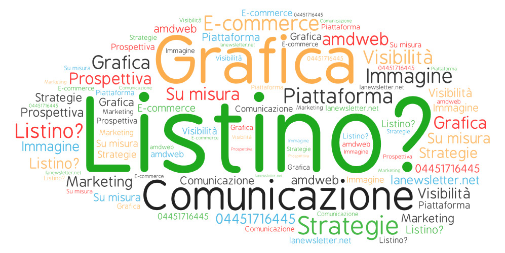 Listino prezzi sito web