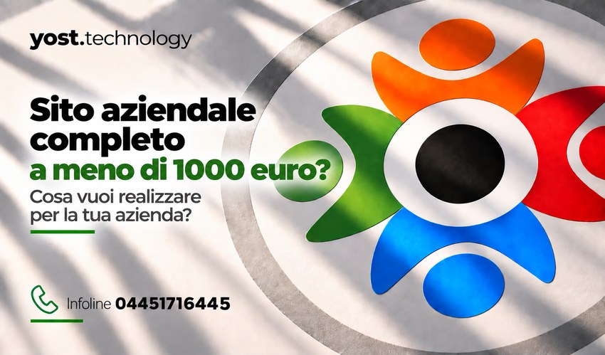 Sito aziendale completo a meno di 1000 euro?